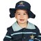 Infant Police Officer Costume Cotton Jumpsuit and Matching Hat